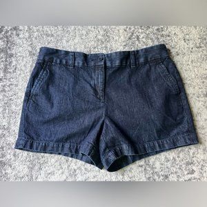 LOFT, Women��s Size 10, Dark Wash Jean shorts.